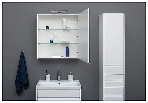 Тумба под умывальник Aquanet Палермо 70 белый 00203938