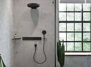 Лейка ручного душа Hansgrohe Rainfinity 130 3jet шлифованный чёрный хром/графит 26864340 Лейка ручного душа Hansgrohe Rainfinity 130 3jet шлифованный чёрный хром/графит 26864340, 5