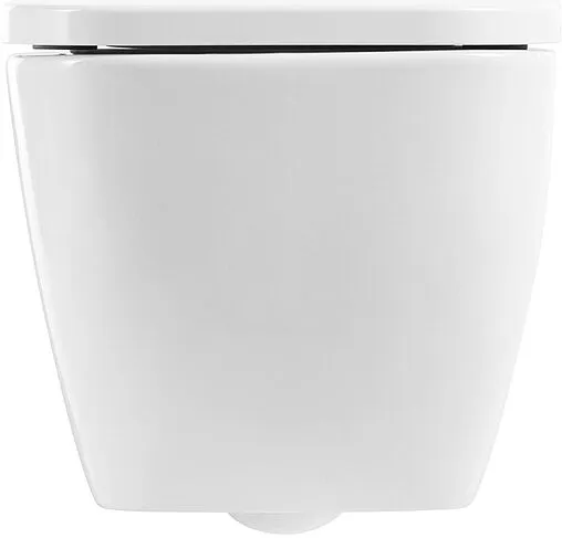 Унитаз подвесной безободковый BelBagno Alpina белый BB10100CHR/SC Унитаз подвесной безободковый BelBagno Alpina белый BB10100CHR/SC