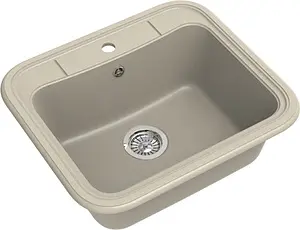 Мойка кухонная Ewigstein Antik A-60 тёмно-бежевый Мойка кухонная Ewigstein Antik A-60 тёмно-бежевый, 1