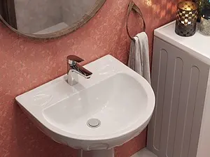 Раковина Santeri Лотос 58 белый 1.3110.6.S00.10B.0 Раковина Santeri Лотос 58 белый 1.3110.6.S00.10B.0, 3