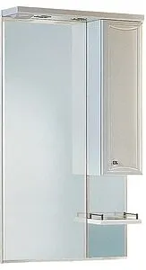 Шкаф-зеркало Aqwella Barcelona 50 белый Ba.02.55, 1