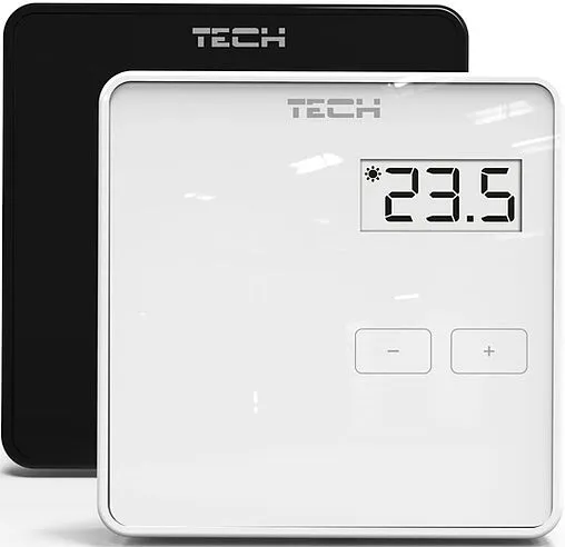 Проводной комнатный терморегулятор TECH ST-R-10b черный WG.11.0517