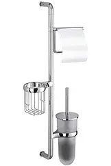Стойка для аксессуаров Wasserkraft хром K-1438 Стойка для аксессуаров Wasserkraft хром K-1438