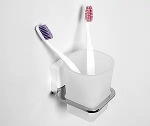 Стакан Wasserkraft Leine хром/белый 5028WHITE Стакан Wasserkraft Leine хром/белый 5028WHITE, 2