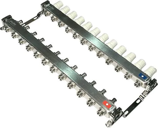 Группа коллекторная без расходомеров 13 отводов 1&quot;в/в x ¾&quot;ек Uni-fitt OPTIMAL 451B4313.RU