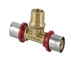 Тройник пресс переходной 20мм x ½"н x 20мм Tdm Brass 16601220 Тройник пресс переходной 20мм x ½"н x 20мм Tdm Brass 16601220