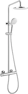 Душевая система с термостатом для душа SMARTsant Смарт хром SM1211AA Душевая система с термостатом для душа SMARTsant Смарт хром SM1211AA, 1