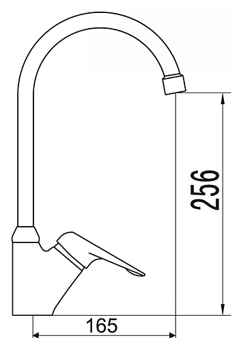 Смеситель для кухни SMARTsant Реал хром SM033507AA