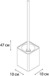 Ёршик для унитаза Fixsen Tomy белый/с рисунком/хром FX-231-5 Ёршик для унитаза Fixsen Tomy белый/с рисунком/хром FX-231-5, 2