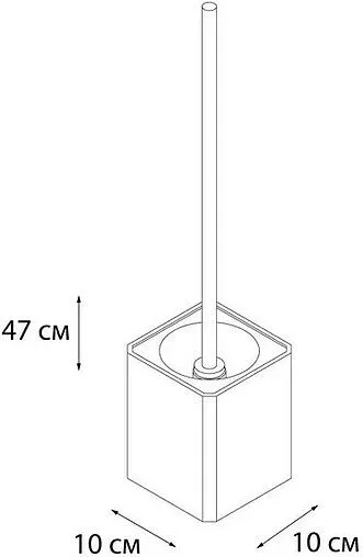 Ёршик для унитаза Fixsen Tomy белый/с рисунком/хром FX-231-5 Ёршик для унитаза Fixsen Tomy белый/с рисунком/хром FX-231-5