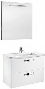 Тумба-умывальник подвесная Roca GAP 80 белый глянец ZRU9302877+327470000 Тумба-умывальник подвесная Roca GAP 80 белый глянец ZRU9302877+327470000, 3