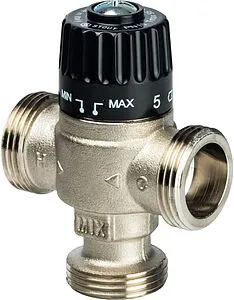 Трехходовой термостатический смесительный клапан 1" +30...+65°С Kvs 1.8 Stout SVM-0025-186525 Трехходовой термостатический смесительный клапан 1" +30...+65°С Kvs 1.8 Stout SVM-0025-186525, 1