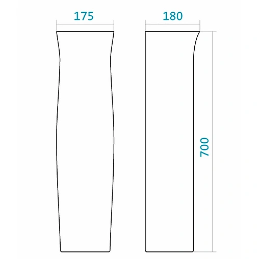 Пьедестал Santek Анимо белый 1WH110587