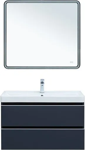 Тумба под умывальник подвесная Aquanet Вега 90 маренго 00329592