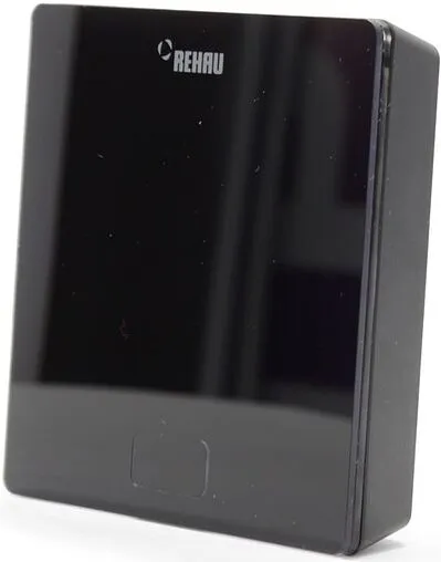 Проводной комнатный терморегулятор 24В Rehau Nea Smart 2.0 HBB черный 13280051003