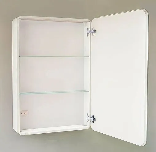 Шкаф-зеркало Jorno Pastel 60 R белый жемчуг Pas.03.60/W