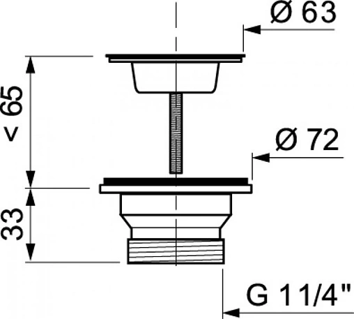 Выпуск для раковины с решеткой Wirquin полированная сталь 30718055