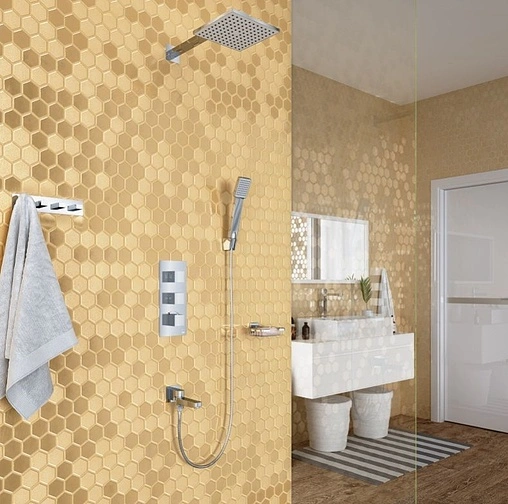 Душевая система с термостатом для ванны Timo Tetra-thermo хром SX-0199/00SM