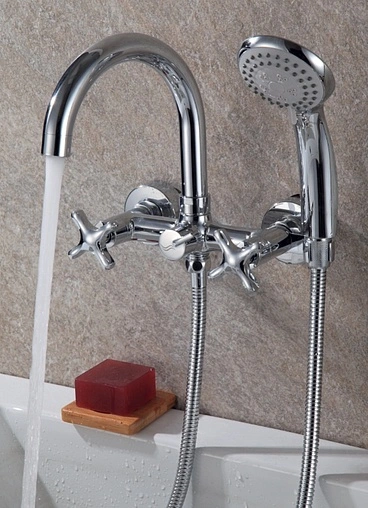 Смеситель для ванны Rossinka хром RS39-83