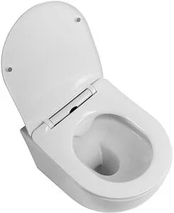 Унитаз подвесной безободковый BelBagno Uno белый BB7006CHR/SC Унитаз подвесной безободковый BelBagno Uno белый BB7006CHR/SC, 4