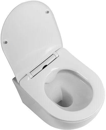 Унитаз подвесной безободковый BelBagno Uno белый BB7006CHR/SC Унитаз подвесной безободковый BelBagno Uno белый BB7006CHR/SC