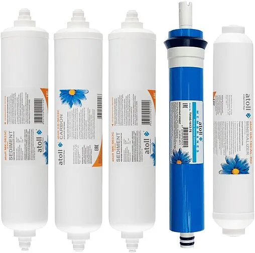 Комплект сменных картриджей Atoll №104m STDA ATECRT098