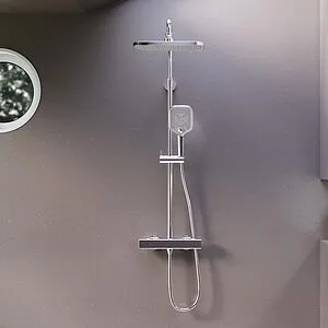 Душевая система с термостатом для душа Damixa Gala хром 953800000 Душевая система с термостатом для душа Damixa Gala хром 953800000, 3