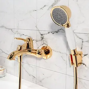 Смеситель для ванны IDDIS Oldie желтое золото OLDYG00i02 Смеситель для ванны IDDIS Oldie желтое золото OLDYG00i02, 3