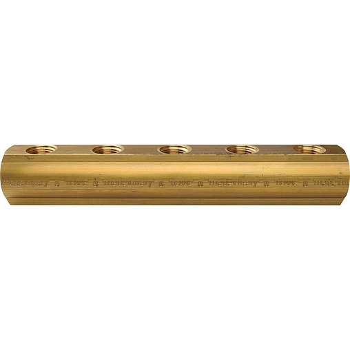 Коллектор распределительный проходной 5 отводов 1&quot;в/в x ½&quot;в Tiemme 1970001