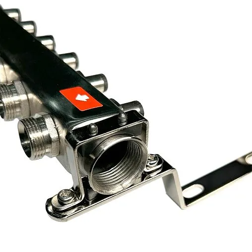 Группа коллекторная без расходомеров 6 отводов 1&quot;в/в x ¾&quot;ек Uni-fitt OPTIMAL 451B4306.RU