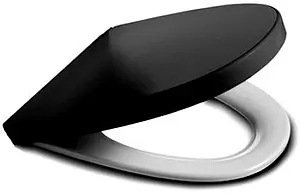 Крышка-сиденье для унитаза с микролифтом Roca Khroma черный 801652F7T Крышка-сиденье для унитаза с микролифтом Roca Khroma черный 801652F7T, 1