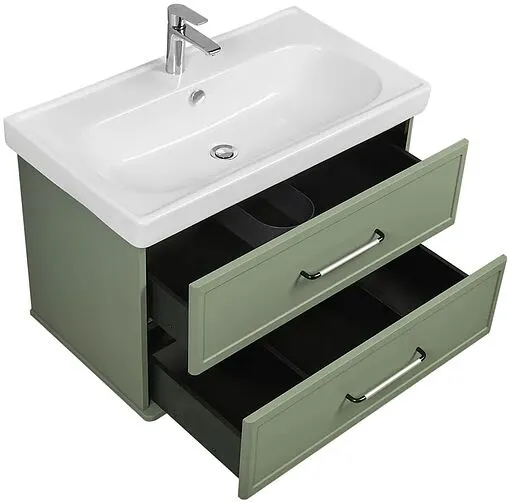 Тумба-умывальник подвесная Aquaton Нео-Классика 85 кипарис 1A2863K1NC5E0