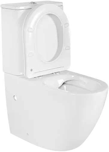 Унитаз-компакт безободковый Aquatek Европа белый AQ2903-00