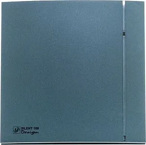 Вентилятор вытяжной Soler & Palau SILENT-100 CZ GREY DESIGN 4C Вентилятор вытяжной Soler & Palau SILENT-100 CZ GREY DESIGN 4C, 1