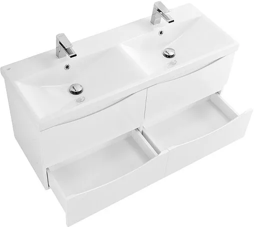 Тумба-умывальник подвесная BelBagno MARINO-CER 120 Bianco Lucido MARINO-CER-1200-4C-SO-2-BL-P+BB-0325-120-2-LVB