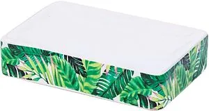 Мыльница Fixsen Tropic зелёный/белый FX-0882E-4 Мыльница Fixsen Tropic зелёный/белый FX-0882E-4, 1