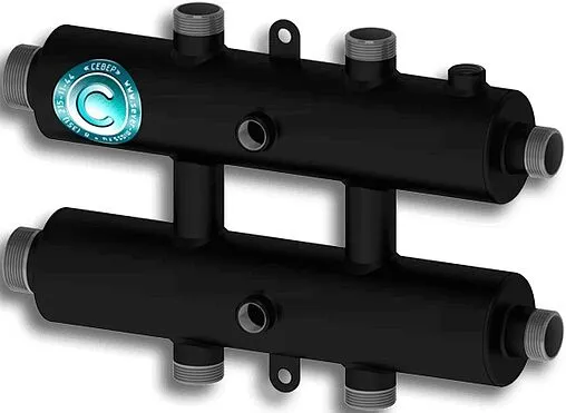 Коллектор распределительный 3 контура 1¼&quot;н x 1&quot;н Север-R-КМ3 1945021