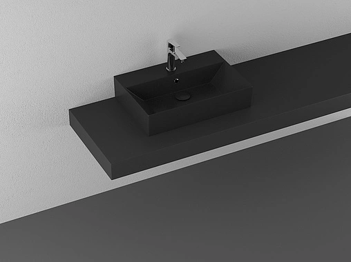 Раковина ISVEA SistemaZ Frame 60 черный матовый 10SF50060-2N