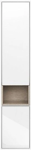 Шкаф-пенал подвесной Kerama Marazzi Plaza Modern белый/дуб Орегон PLB.M.170\WHT