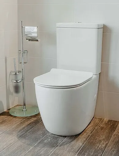 Унитаз-компакт безободковый Logan L1C белый 00261949+00261950