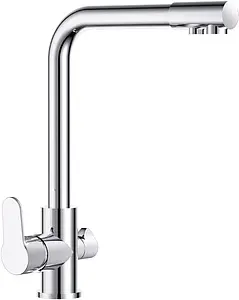 Смеситель для кухни с подключением к фильтру D&K Rhein Marx хром DA1391601, 1