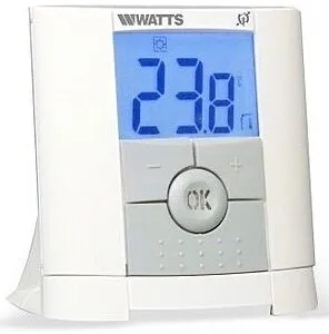 Радиотерморегулятор комнатный WATTS BT-D02-RF RH белый/серый 10079433, 1