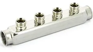 Коллектор распределительный проходной 4 отвода 1&quot;в/в x ¾&quot;ек Uni-fitt 430I4304, 2