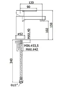 Смеситель для раковины Paffoni West хром WS071CR Смеситель для раковины Paffoni West хром WS071CR, 2
