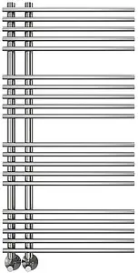 Полотенцесушитель водяной лесенка Terminus Астра П20 70х1000 полированная сталь 4670078530493, 3