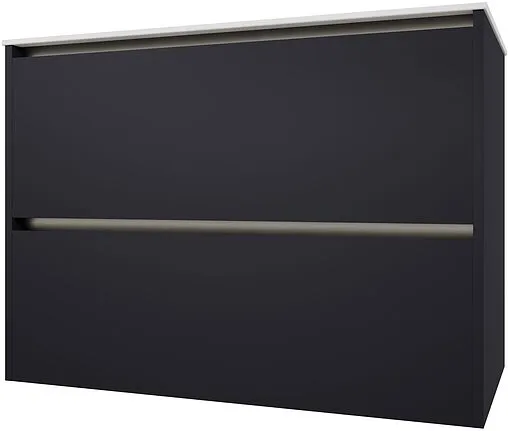 Тумба под умывальник подвесная Allen Brau Activity 90 антрацит/олива браш 1.34013.AM