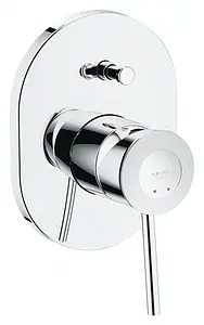 Смеситель для ванны скрытого монтажа Grohe BauClassic хром 29047000 Смеситель для ванны скрытого монтажа Grohe BauClassic хром 29047000, 1