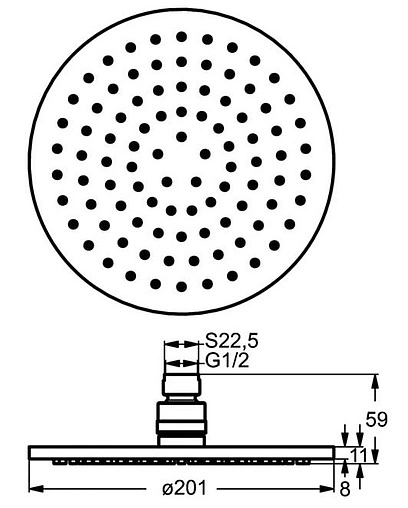 Комплект для душа 7 в 1 Ideal Standard Alpha хром BD003AA