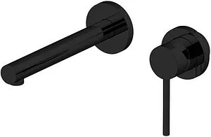 Смеситель для раковины из стены Gattoni Circle One чёрный матовый 9037/90NO, 1